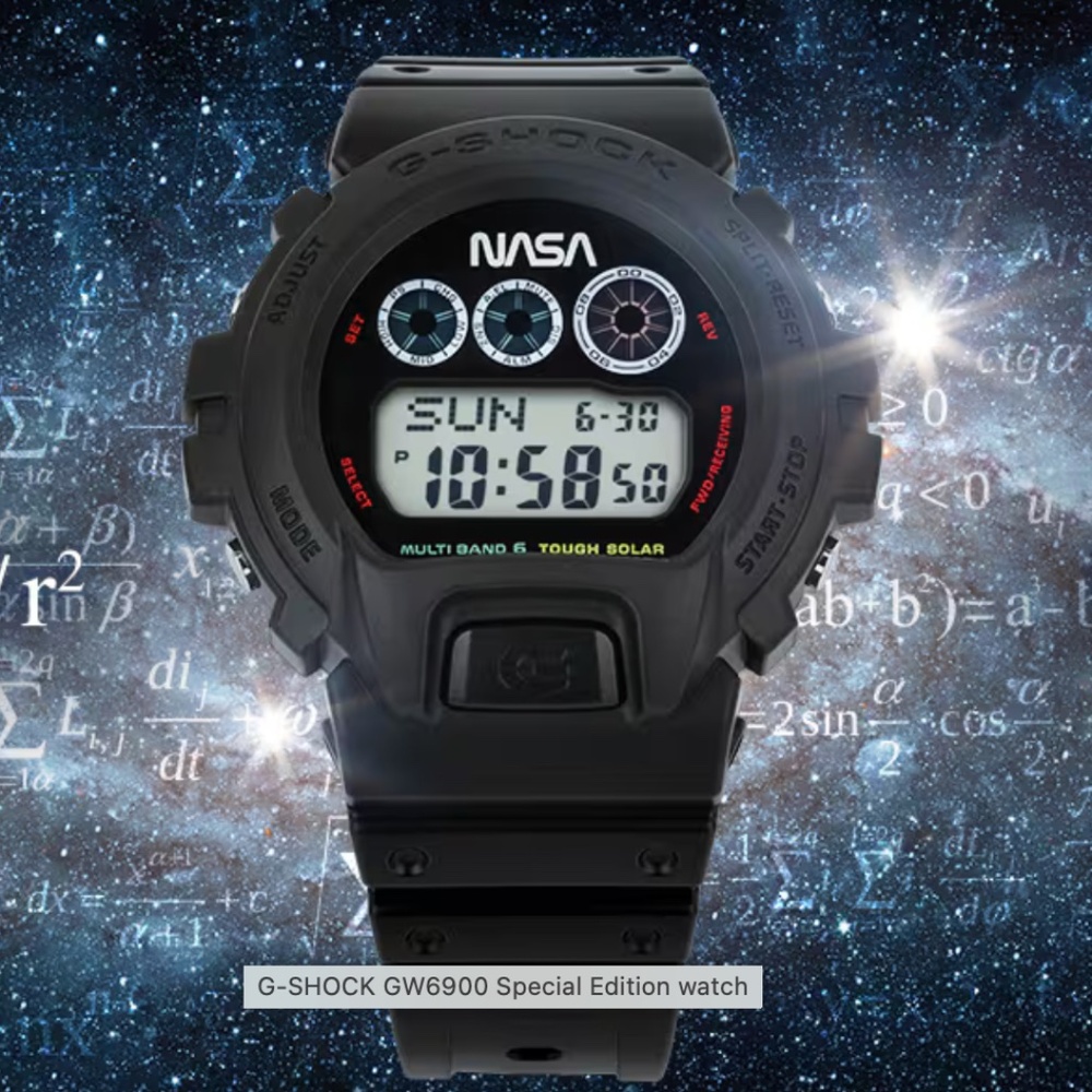 G-SHOCK GW6900NASA24-1 NASA Watch Tough Solar Special Limited Edition